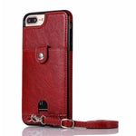 Cross Body Leather Wallet Phone Case