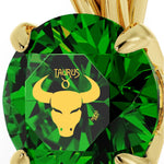 Taurus Necklace Gold Zodiac Pendant