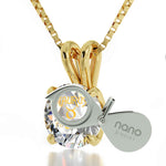 Taurus Necklace Gold Zodiac Pendant