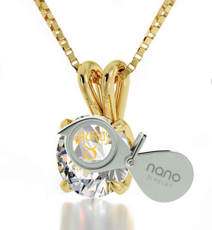 Taurus Necklace Gold Zodiac Pendant