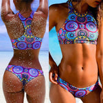 Women's Swimming Suit Sexy Bikini Swimsuit Women Bikini Set Bandage Push-Up Padded Bra Beach Swimwear Swimsuit Bathing