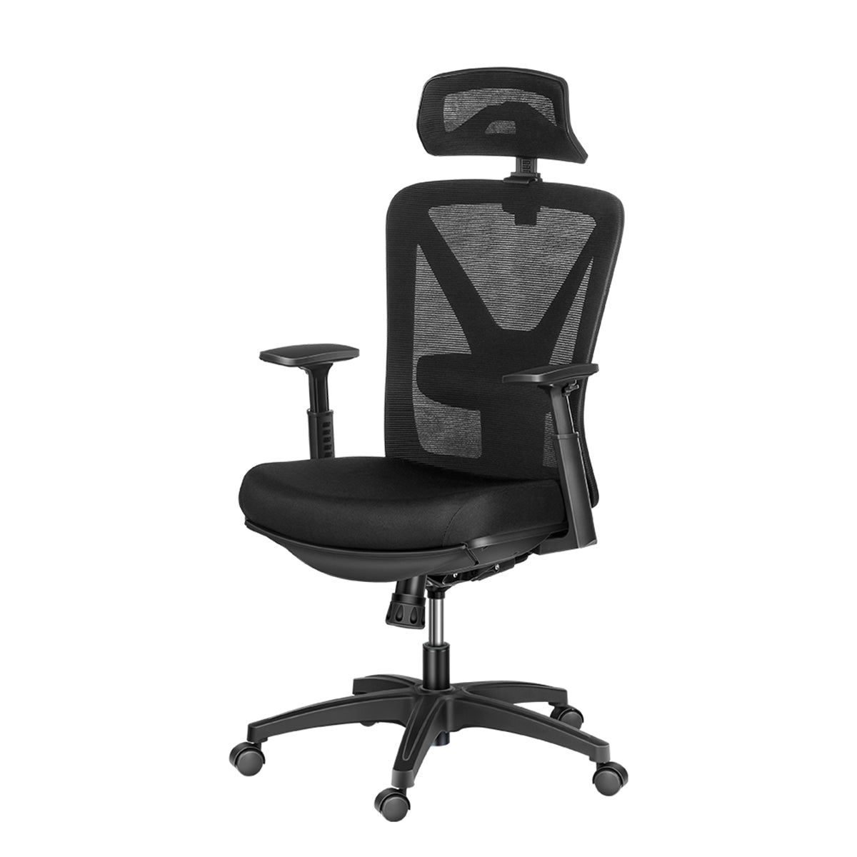 Office Chair Mesh Midday Rest Chair with Hidden Retractable Footrest Adjustable Headrest &amp; Lumbar Support Breathable Mesh Chair