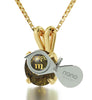 Scorpio Necklace Gold Zodiac Pendant