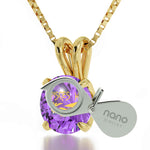 Pisces Necklace Gold Zodiac Pendant