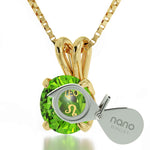 Leo Necklace Gold Zodiac Pendant